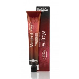 l'oreal professionnel, majirel, permanent hair dye, 7.23 iridescent golden blonde, 50 ml