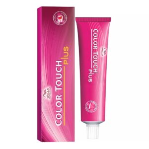wella professionals, color touch plus, ammonia free, semi permanent hair dye, 33/06 intense dark brown natural violet, 60 ml