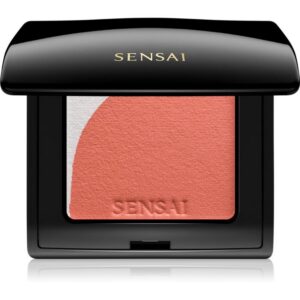 sensai, blooming, blush in polvere compatta, 04, arancione, 4 g