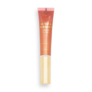 revolution pro, hydra bright, vegano, rugiada, blush in crema, dorato, 12 ml