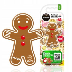 aroma car, manny christmas, gingerbread, deodorante per auto