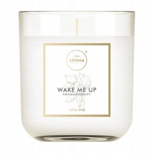 aroma home, wake me up, candela profumata, 150 g