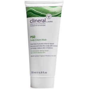 ahava, clineral pso, anti irritazione, dopo la doccia, maschera crema, scalp, 200 ml