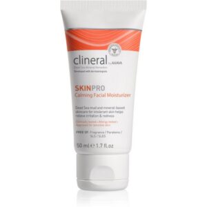 ahava, clineral skin pro, senza parabeni, calmante, quotidiano, panna, per il viso, 50 ml