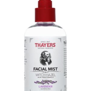 thayers, which hazel lavander, senza alcol, rivitalizzazione, nebbia tonificante, per il viso, 237 ml