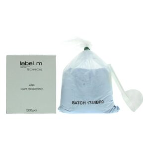 label.m, technical lites, schiarire, polvere ossidante per capelli, 500 g