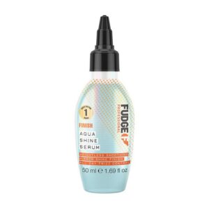 fudge professional, aqua shine, senza ammoniaca, siero per capelli, levigatura, 50 ml