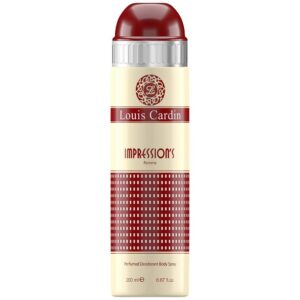 louis cardin, impression’s, spray deodorante, per le donne, 200 ml