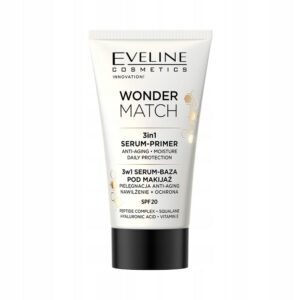 eveline cosmetics, wonder match 3in1, protezione, primer liquido, spf 20, 30 ml