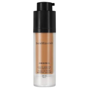 bareminerals, original liquid mineral, luminoso, fondotinta liquido, 24, scuro neutro, 20 spf, 30 ml