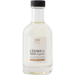 100 bon, cedre & iris soyeux, eau de parfum, unisex, ricarica, 200 ml *tester