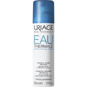 uriage, eau thermale, calmante, acqua termale, per il viso, 50 ml