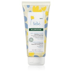 klorane, baby, estratto di calendula, pulizia delicata, gel detergente, per capelli & corpo, 200 ml