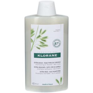 klorane, oat milk, shampoo per capelli, pulizia delicata, 400 ml