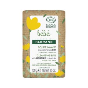 klorane, baby, vegano, calma, saponetta, per capelli & corpo, 100 g