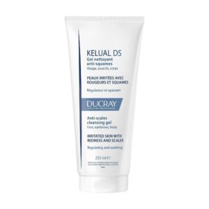 ducray, kelual ds, ipoallergenico, anti scales, gel detergente, per il viso, 200 ml