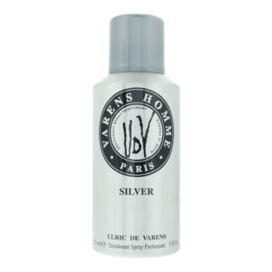 ulric de varens, udv silver, spray deodorante, per uomini, 150 ml