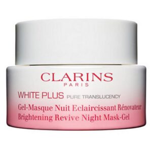 clarins, white plus, rivitalizzante, illuminante, maschera in gel, viso, collo, décolleté, 50 ml