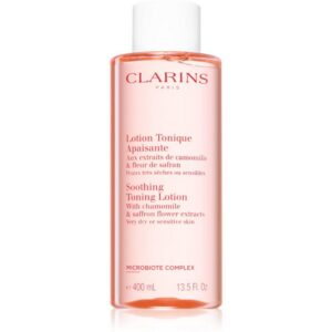 clarins, soothing toning lotion, calmante, lozione tonica, viso, 400 ml