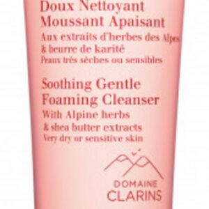 clarins, gentle soothing, antinquinamento, crema schiumogena detergente, 125 ml