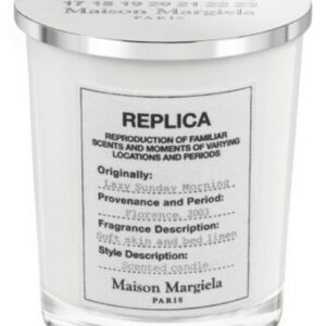 maison margiela, lazy sunday morning, floreale, candela profumata, 165 g