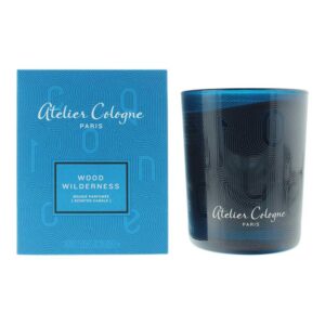 atelier cologne, wood wilderness, candela profumata, 180 g
