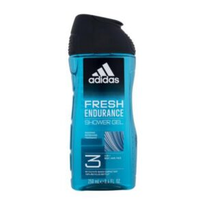 adidas, fresh endurance, pulisce, gel doccia, per corpo, viso & capelli, tutti i tipi di pelle, 250 ml