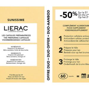lierac, sunissime the preparing, antioxidant, capsules, 60 pcs, 22.8 g
