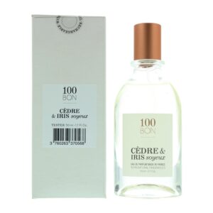 100 bon, cedre & iris soyeux, eau de parfum, unisex, 50 ml *tester
