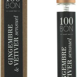 100 bon, gingembre & vetiver sensuel, eau de parfum, unisex, 10 ml