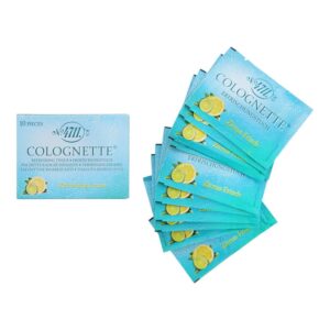 impostare, 4711, colognette refreshing lemon, salviette detergenti, 10 pz