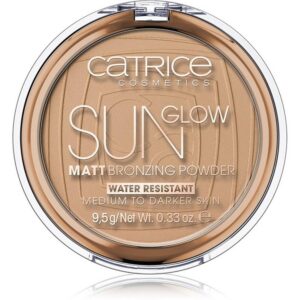 catrice, sun glow, naturale, cipria compatta abbronzante, 035, universal bronze, 9.5 g
