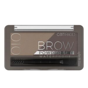 catrice, brow powder set, impermeabile, opaco, polvere per sopracciglia, 010, biondo cenere, 4 g