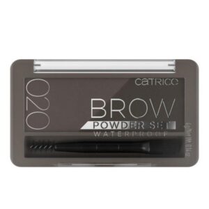 catrice, brow powder set, impermeabile, opaco, polvere per sopracciglia, 020, cenere, 4 g