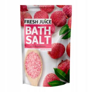 fresh juice, litchi & rambutan, rigenerazione, sali da bagno, 500 g