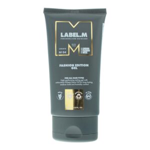 label.m, fashion edition, gel per styling capelli, resistente all'umidità, tenuta media, 150 ml