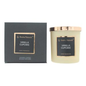 aroma naturals, vanilla cupcake, candela profumata, 215 g