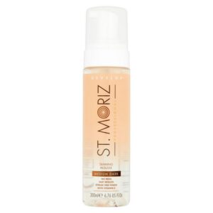 st. moriz, professional clear, mousse autoabbronzante, per il viso, 200 ml