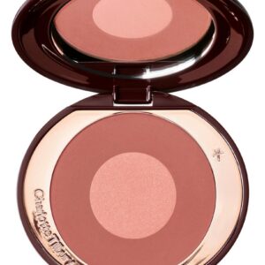 charlotte tilbury, cheek to chic swish and glow, radioso, cipria blush, gioco dei cuscini, 8 g