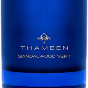 thameen london, sandalwood vert, legnoso, candela profumata, 250 g