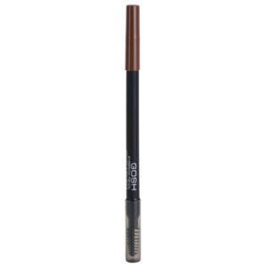gosh, gosh, crema per sopracciglia matita & spazzola 2 in 1, 01, marrone, 1.2 g