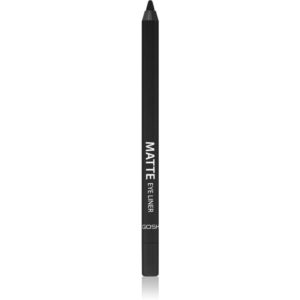 gosh, eyeliner pencil, pure vegan, eyeliner, opaco, eyeliner liquido, 002, matt black, 1.2 g