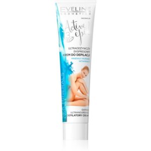 eveline cosmetics, active epil, crema depilatoria, tutti i tipi di pelle, per gambe e braccia, 125 ml