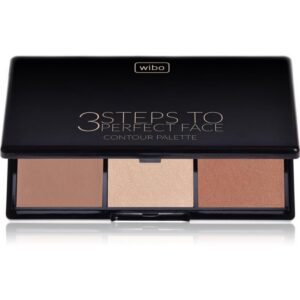 wibo, 3 steps to perfect dark, opaco, palette per il contouring, scuro, 3 sfumature, 10 g