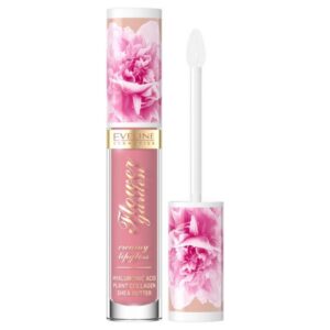 eveline cosmetics, flower garden, lucido, lucidalabbra, 01, delicate rose, 4.5 ml