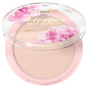 eveline cosmetics, flower garden, illuminante, cipria compatta, 8 g