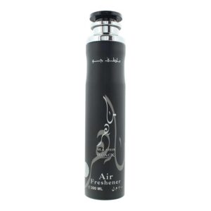 lattafa, maahir black edition, legnoso orientale, deodorante per ambienti, 300 ml