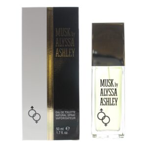 alyssa ashley, musk, eau de toilette, unisex, 50 ml