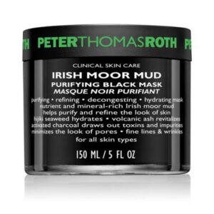 peter thomas roth, irish moor mud purifying black mask, purificante e decongestionante, maschera di fango, per il viso, 150 ml