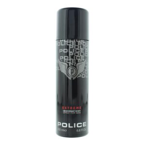 police, extreme, spray profumato, per uomini, 200 ml